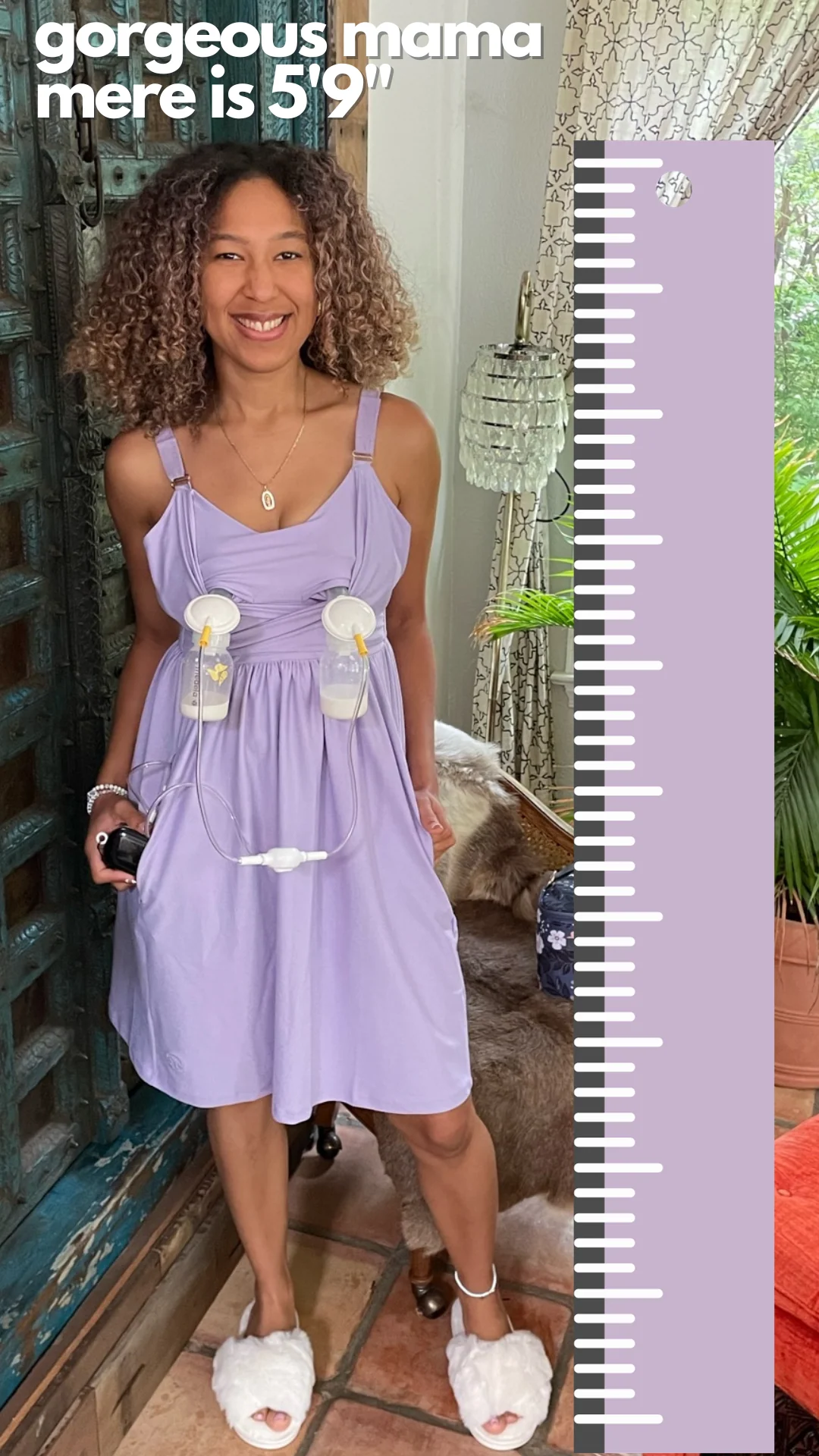 Journey Hands Free Pumping Lounge Dress (Midnight) - Image 4